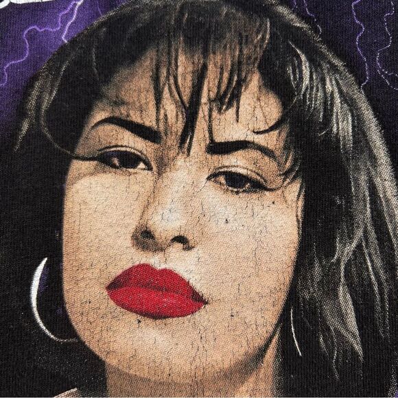 Selena Quintanilla T-shirt Adult Women Medium Black - Picture 9 of 12